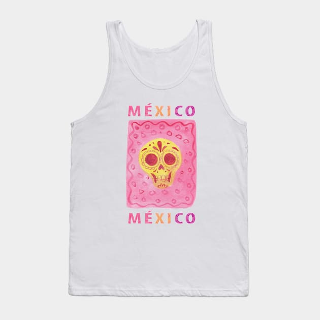 calavera Tank Top by melivillosa